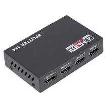 Splitter Distribuidor Hdmi 1x4 Divisor Full Hd 1.4 3d