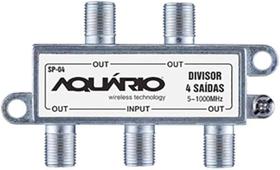 Splitter (divisor) 4 saidas, 5-1000mhz - Aquario