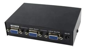 Splitter Divisor De Sinal Distribuidor Video Vga 1X2 2 Porta