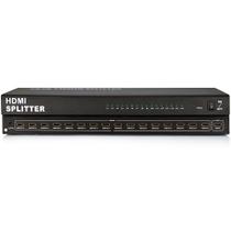 Splitter divisor hdmi 1 entrada 16 saídas 1080p full hd 3d uhd 4kx2k
