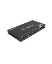 Splitter hdmi 1x2 4k - hdcp 2.2 - extrator de áudio hdv12a