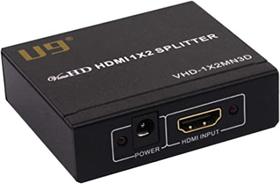 Splitter Hdmi 1x2 Divisor Hdcp Full Hd 1080p 3d Plug Play - LF