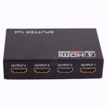 Splitter Hdmi 1x4 Distribuidor Divisor Full Hd 1.4 3d