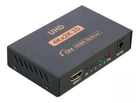 Splitter Hdmi Divisor 1 Entrada 4 Saídas 4K 1X4 3D