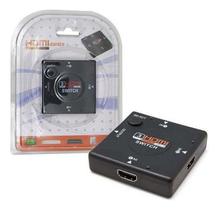 Splitter Hdmi Switch 3x1 Hub 4k Full Hd 3d