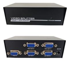 Splitter Hub De Vídeo Divisor Vga 1 Entrada E 4 Saídas Splitter Hub De Vídeo Divisor Vga 1 Entrada E 4 Saídas