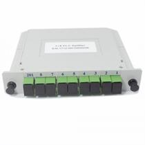 Splitter optico cassete box 1x8 sc/apc (anatel) - fibracom - kit 10un