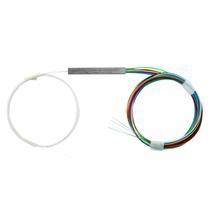 Splitter PLC 1 X 8 divisor passivo fibra óptica não conectorizado SM