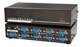Splitter Vga 1x8 Distribuidor De Sinal De Video Com Fonte