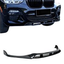 Spoiler Aerofólio frontal BMW X4 G02 Black Piano M Power M4
