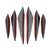 Spoiler De Fibra De Carbono Para Para-choque Dianteiro, Conjunto De 6 Peças, Protetor Automotivo Spoiler De Fibra De Carbono Para Para-choque Dianteiro, Conjunto De 6 Peças, Protetor Automotivo