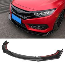 Spoiler dianteiro Honda Civic G10 Black Piano Para-choque