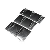 Spoiler Difusor Traseiro Universal Preto Brilhante, Conjunto De 3 Peças, Estilo Barbatana De Spoiler Difusor Traseiro Universal Preto Brilhante, Conjunto De 3 Peças, Estilo Barbatana De