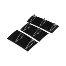 Spoiler Difusor Universal Preto Brilhante Para Para-choque Traseiro, Conjunto De 3 Peças, Estilo