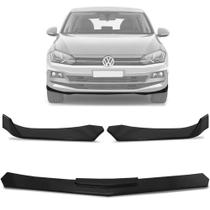 Spoiler Parachoque Dianteiro ou Traseiro Universal 3 Peças Black Piano