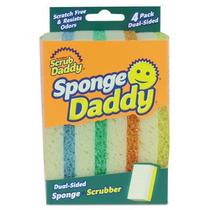 Sponge Scrub Scrub Daddy Temperature Controlled, pacote com 4 unidades
