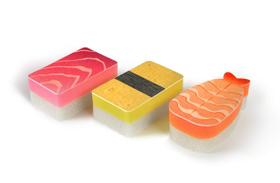 Sponges Genuine Fred WASHABI Sushi, conjunto de 3