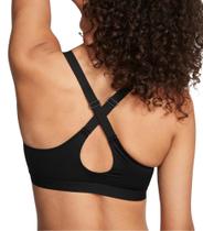 Sport Bra Victoria's Secret VSX ligero de malla negra 34DD