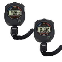 Sport Stopwatch Timer Pgzsy Electronic Digital, pacote com 2