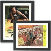 Sports Magazine Frame UpDec, pacote com 2 unidades, 8" x 10,5”, madeira branca