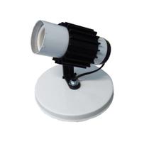 Spot 1 Lampada Branco Com Aletas Pretas Bivolt Cristallux Spot 1 Lampada Branco Com Aletas Pretas Bivolt Cristallux