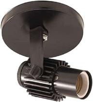 Spot 1 lampada jr - preto