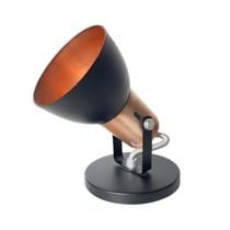Spot 1 Lampada Preto Cobre Luminária