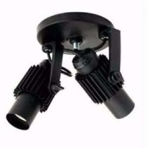Spot 2 lampadas jr - preto