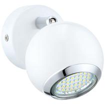 Spot aço branco cromado 1 X GU10 Spot aço branco cromado 1 X GU10