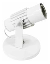 Spot Aleta Suporte Lâmpada Comum E Led Com Porcelana