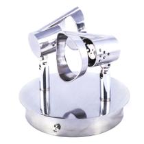 Spot Base de Canopla 2 lampadas Dicroica Cromado