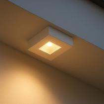 Spot Beiral Led Incluso de teto 3000k Branco Quente Bivolt Quadrado Branco ALUT000672 Alut By Avant