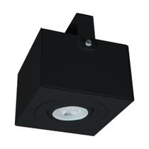 Spot Box Articulado GU10 MR16 Para Eletrocalha + Lâmpada LED 4,8W