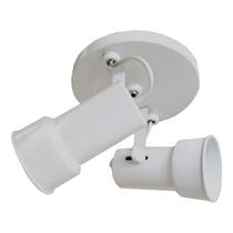 Spot Branco Para 2 Lâmpadas E27 Reue