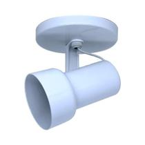 Spot Caneca 1 Lâmpada em PVC Branco 31x22x20cm - Potência Máxima 40W - Tensão 250V - Soquete E27 Spot Caneca 1 Lâmpada em PVC Branco 31x22x20cm - Potência Máxima 40W - Tensão 250V - Soquete E27