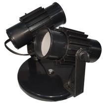 Spot Com Aletado Preto para 2 lâmpadas Foco Direcionavel Spot Com Aletado Preto para 2 lâmpadas Foco Direcionavel