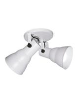 Spot com Base Circular Taschibra HOL 2XE27 Branco Spot com Base Circular Taschibra HOL 2XE27 Branco