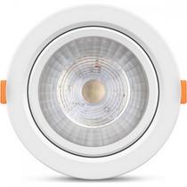Spot Com Lampada Dicroica Led Elgin 5W. Redondo Branco Bivolt 3000K.