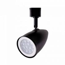 Spot Cone para Trilho Eletrificado Preto 1XPAR20 - Nordecor - 6047 Spot Cone para Trilho Eletrificado Preto 1XPAR20 - Nordecor - 6047
