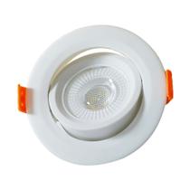 Spot Croica Super Led Direcionável Bivolt 7w. Branco Quente Oferta. - Oliver