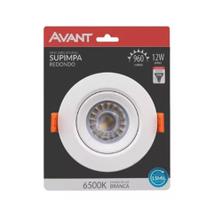 Spot de Embutir 12W Led Redondo Branco Frio 6500k - Avant (281091371)