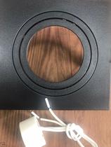 Spot de embutir ar70 quadrado plano preto moon Spot de embutir ar70 quadrado plano preto moon