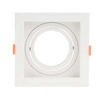 Spot de Embutir Conecta AR70 Quadrado Recuado Branco DL146AR70W Bella Spot de Embutir Conecta AR70 Quadrado Recuado Branco DL146AR70W Bella