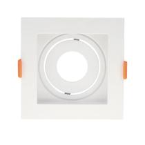 Spot de Embutir Conecta MR11 Quadrado Recuado Branco 10cm Evoled