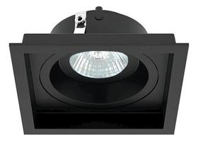 Spot De Embutir de Teto Rec Quadrado Preto Mr16 - Interlight Il4716 110v/220v