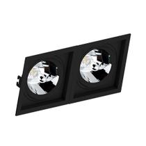 Spot De Embutir Duplo Quadrado Recuado p/ AR70 Spot De Embutir Duplo Quadrado Recuado p/ AR70