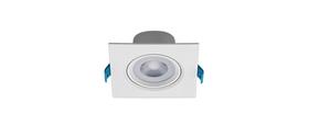Spot de Embutir Easy 9,5x9,5cm Branco Quadrado Led 4,5W 38 Bivolt Stella