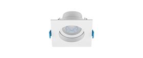 Spot de Embutir Easy Evo Recuado 9,5x9,5cm Branco Quadrado Led 4,5W 34 Bivolt Stella