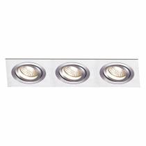 Spot de Embutir Ecco 3X AR111 Alumínio - Bella Iluminação - NS5113A Spot de Embutir Ecco 3X AR111 Alumínio - Bella Iluminação - NS5113A