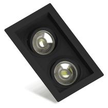 Spot de Embutir Face Recuada MR16 Duplo Preto Save Energy SE-330.2896 Spot de Embutir Face Recuada MR16 Duplo Preto Save Energy SE-330.2896